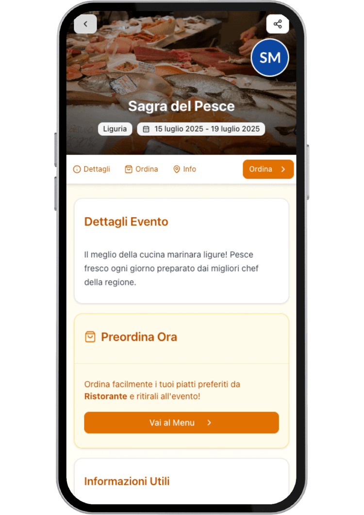 SagraPreOrdine - Dettagli evento