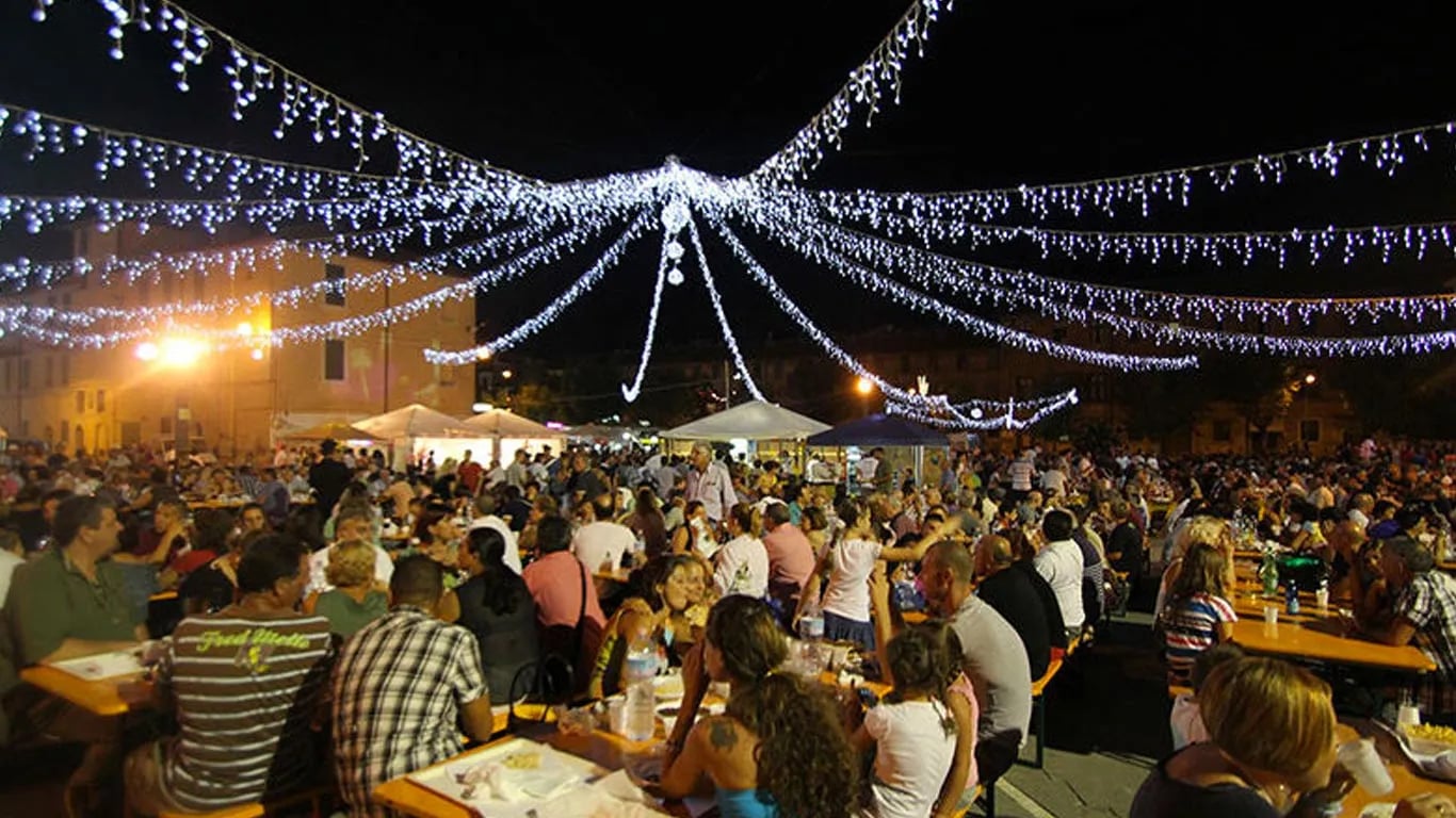 Sagra food festival background